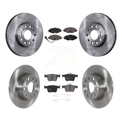 Kit de rotors de frein à disque avant et arrière et plaquettes en céramique pour Volkswagen Jetta Taos