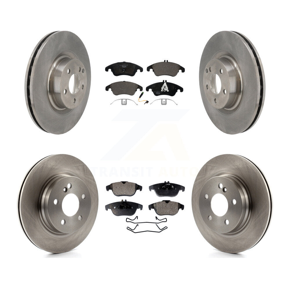 Kit de rotors de frein à disque avant et arrière et plaquettes en céramique pour Mercedes-Benz E550