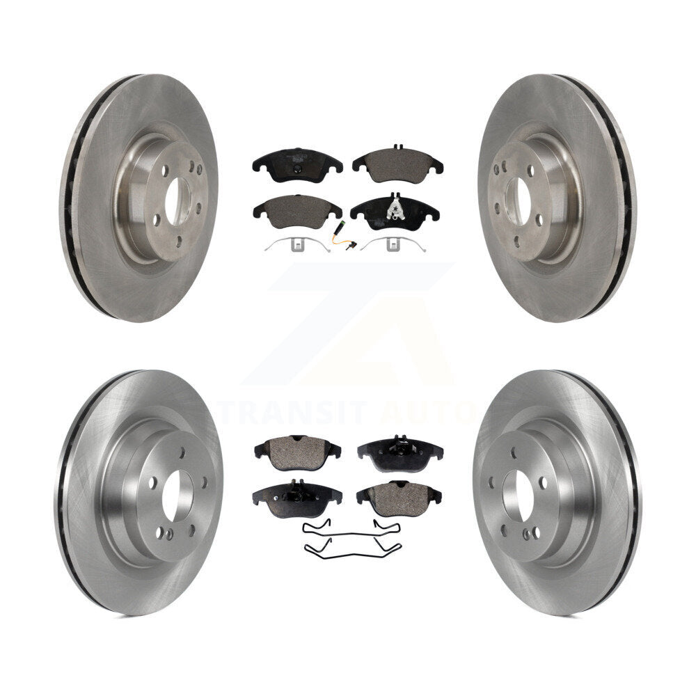 Kit de rotors de frein à disque avant et arrière et plaquettes en céramique pour Mercedes-Benz E550