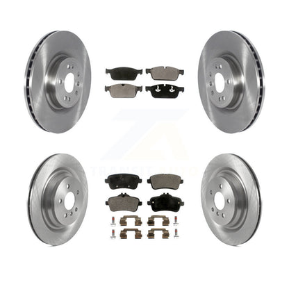 Kit de disques de frein à disque avant et arrière et plaquettes en céramique pour Mercedes-Benz GLS350 2017
