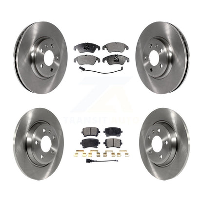 Kit de rotors de frein à disque avant et arrière et plaquettes en céramique pour Audi A4 allroad 2013