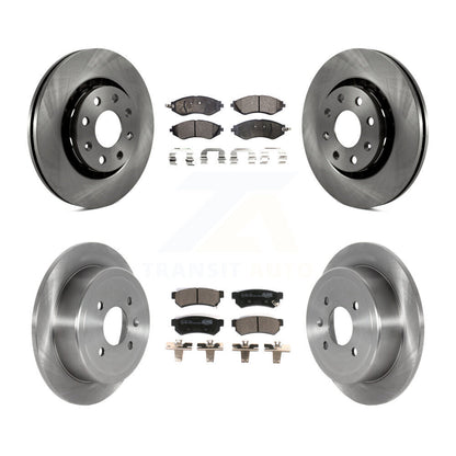 Kit de rotors de frein à disque avant et arrière et plaquettes en céramique pour Chevrolet Spark EV