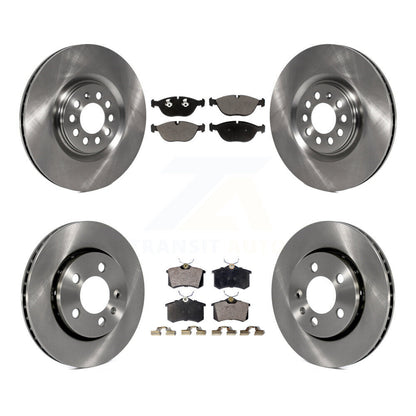 Kit de rotors de frein à disque avant et arrière et plaquettes en céramique pour Audi TT Quattro 3,2 L 2006