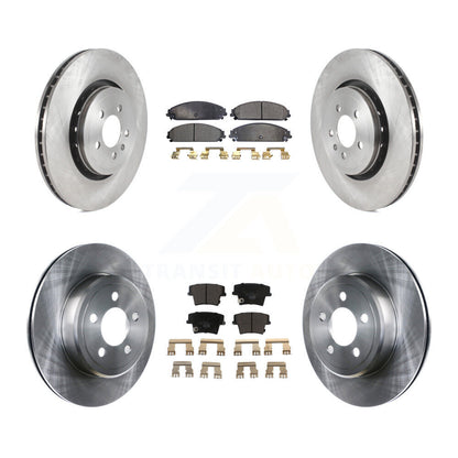 Kit de rotors de frein à disque avant et arrière et plaquettes en céramique pour Dodge Charger K8T-103884