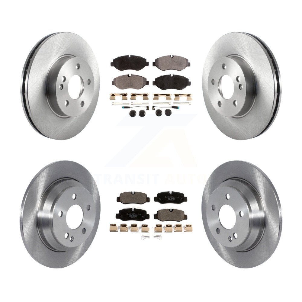Kit de rotors de frein à disque avant et arrière et plaquettes en céramique pour Mercedes-Benz Metris