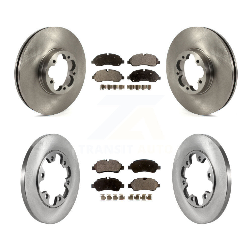 Kit de plaquettes en céramique pour Rotor de frein avant et arrière, pour Ford Transit-350 HD avec roue à 6 écrous