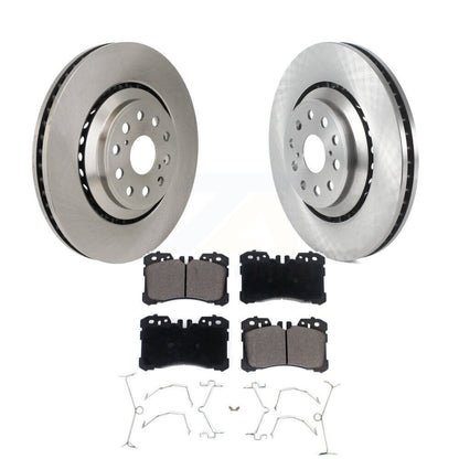 Rotors de frein à disque avant et Kit de plaquettes en céramique pour Lexus LS460 LS500 LS600h LS500