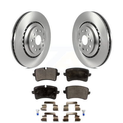Kit de disques de frein à disque arrière et plaquettes en céramique, pour Audi S6 S7 A8 Quattro S8
