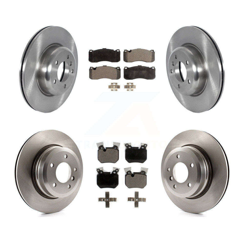 Kit de rotors de frein à disque avant et arrière et plaquettes en céramique pour BMW 135i 135is K8T-103959