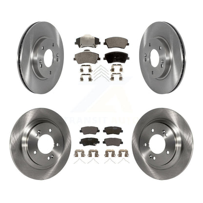 Kit de rotors de frein à disque avant et arrière et plaquettes en céramique, pour Hyundai Ioniq Kia Niro