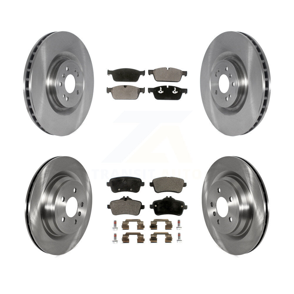 Kit de rotors de frein à disque avant et arrière et plaquettes en céramique pour Mercedes-Benz GLE550e
