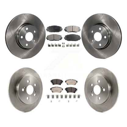 Kit de rotors de frein à disque avant et arrière et plaquettes en céramique pour Toyota Corolla 2019 1,8 l
