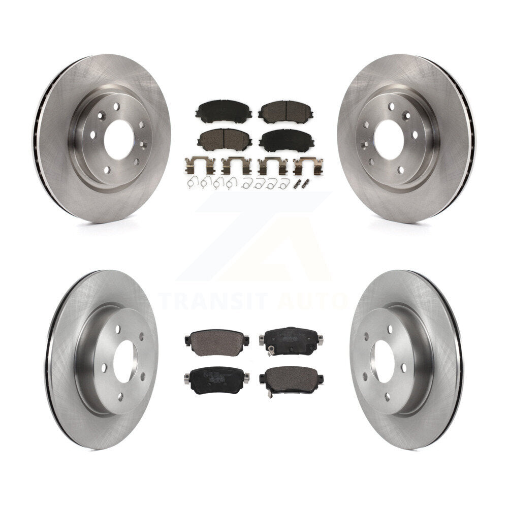 Kit de rotors de frein à disque avant et arrière et plaquettes en céramique pour Nissan Rogue Sport Qashqa