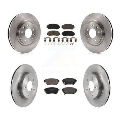 Kit de rotors de frein à disque avant et arrière et plaquettes en céramique pour Nissan Rogue Sport Qashqa