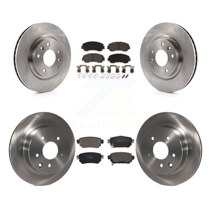 Kit de disques de frein à disque avant et arrière et plaquettes en céramique pour Nissan Rogue Sport S 2019