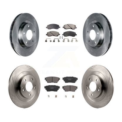 Kit de rotors de frein à disque avant et arrière et plaquettes en céramique pour Mitsubishi Outlander