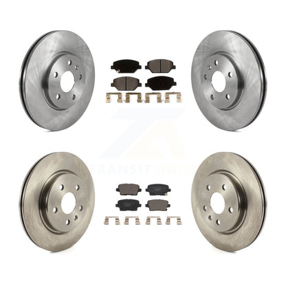 Kit de rotors de frein à disque avant et arrière et plaquettes en céramique pour Cadillac XT4 2019
