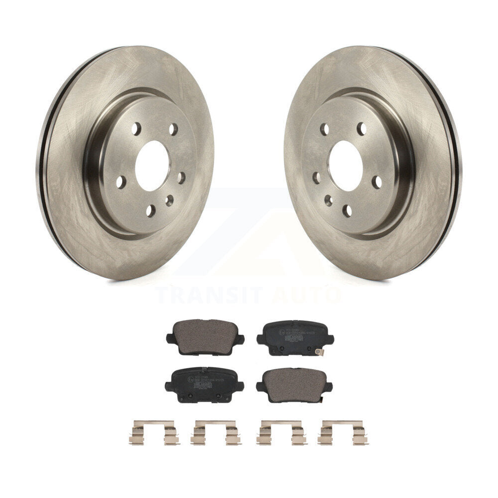 Kit de rotors de frein à disque arrière et plaquettes en céramique pour Cadillac XT4 Buick Envision