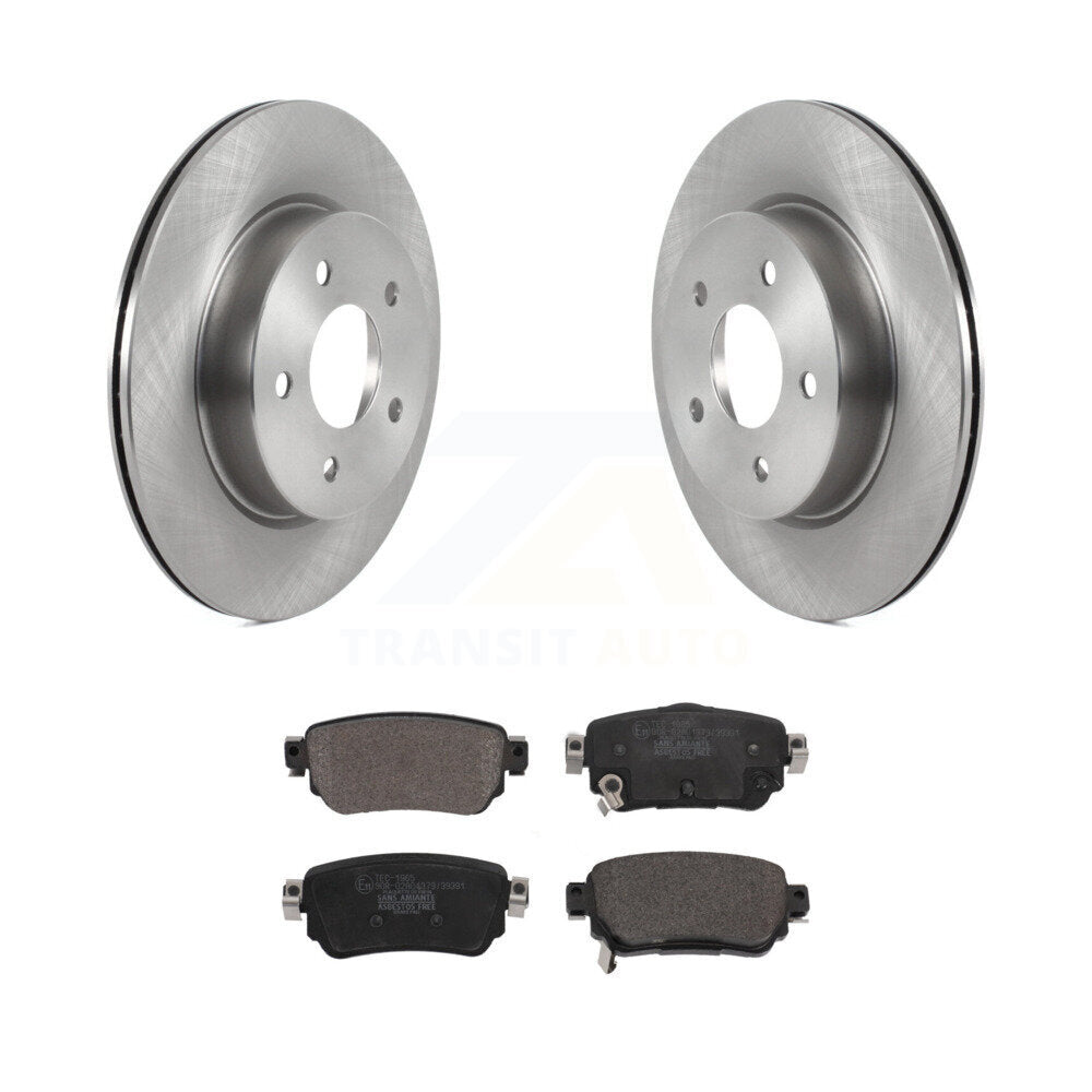Kit de disques de frein à disque arrière et plaquettes en céramique, pour Nissan Rogue Sport Qashqai LEAF
