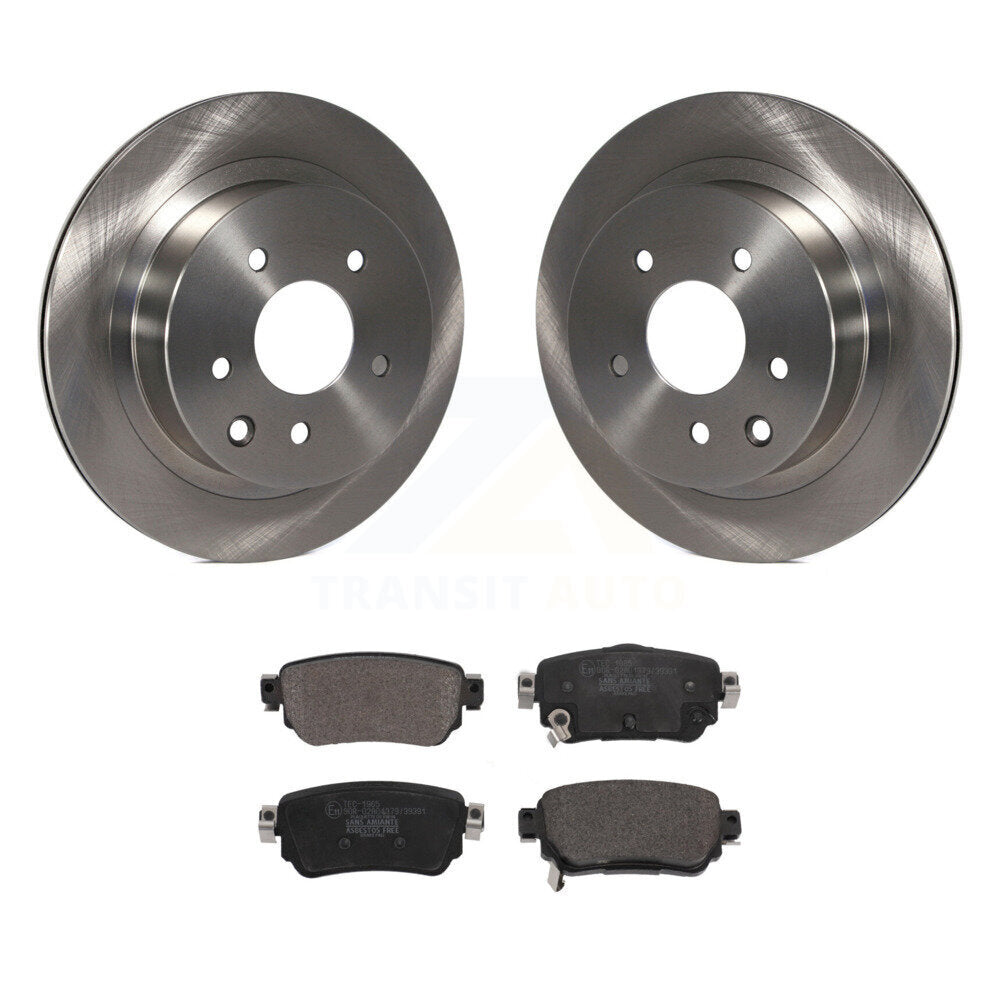 Kit de disques de frein à disque arrière et de plaquettes en céramique pour Nissan Rogue Sport S 2019