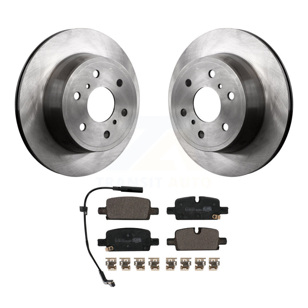 Kit de rotor de frein arrière et de plaquettes en céramique pour GMC Sierra 1500 avec stationnement manuel