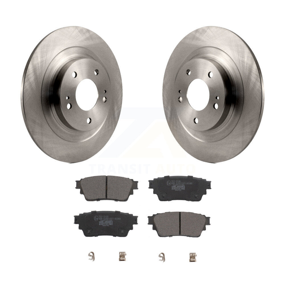 Kit de rotor de frein arrière et de plaquettes en céramique pour Mitsubishi Outlander Eclipse Cross PHE