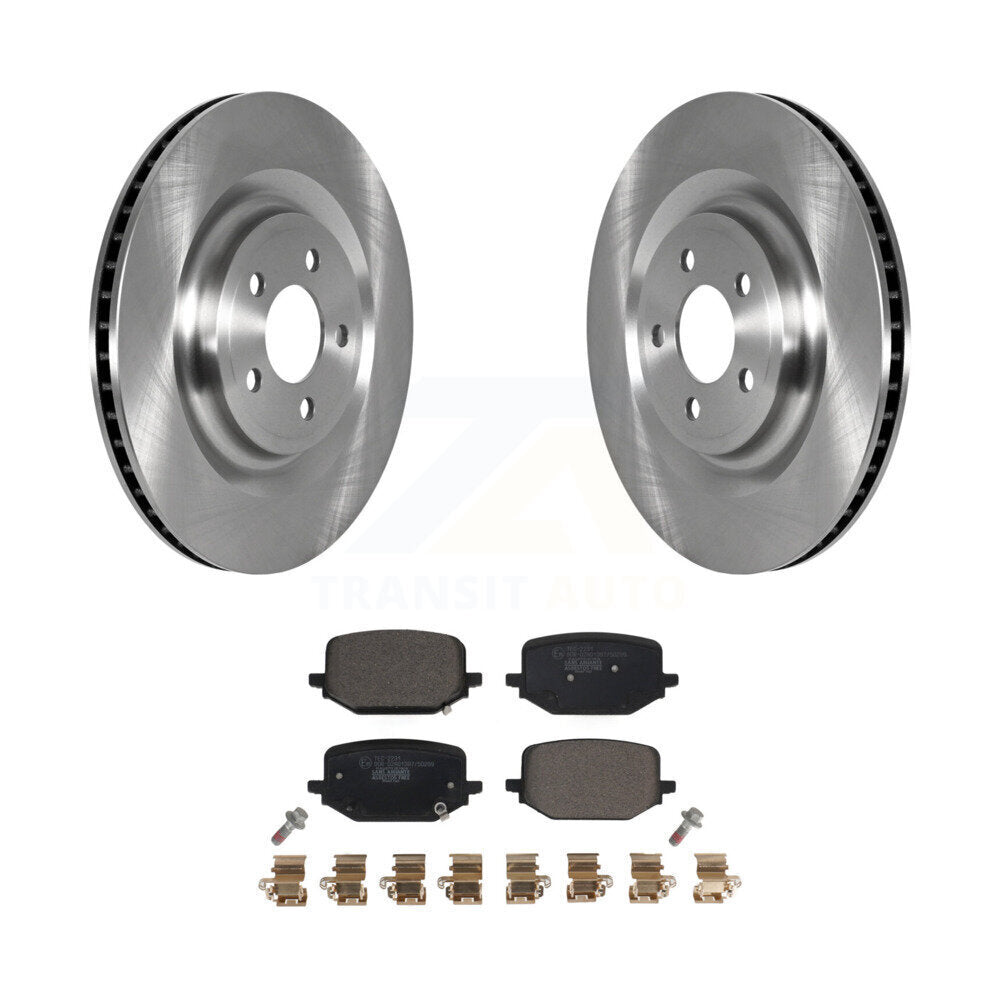 Rotor de frein à disque arrière et Kit de plaquettes en céramique pour Ford Explorer Lincoln Aviator Polic