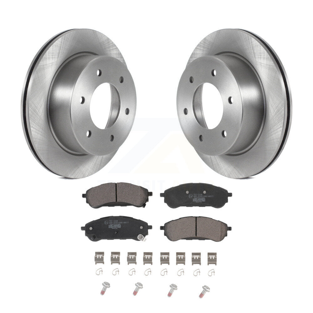 Kit de rotors de frein à disque arrière et de plaquettes en céramique pour Ford Ranger 2019 – 2023 K8T-10401