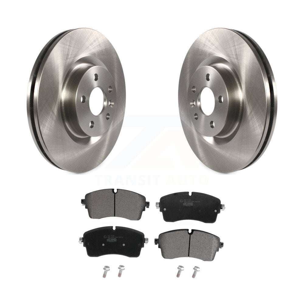 Kit de disques de frein à disque avant et plaquettes en céramique pour Jaguar E-Pace K8T-104042