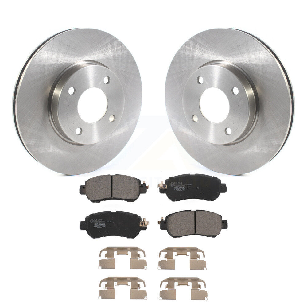 Kit de disques de frein à disque avant et plaquettes en céramique pour Nissan kick Versa K8T-104043