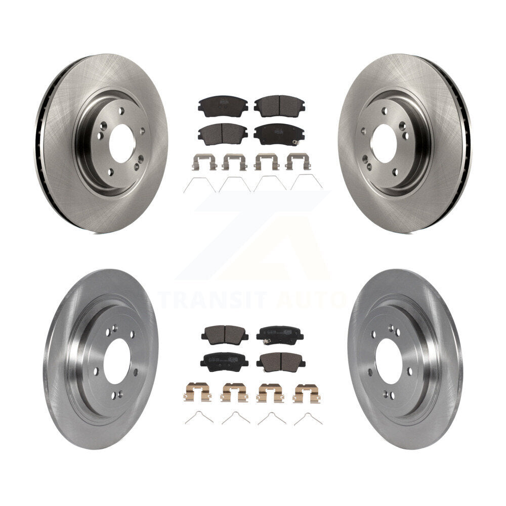 Kit de rotor de frein avant et arrière et plaquettes en céramique pour Kia Sportage Turbocharge 2017 – 2022