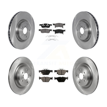 Kit de disques de frein à disque avant et arrière et plaquettes en céramique pour Subaru Ascent 2019 – 2024