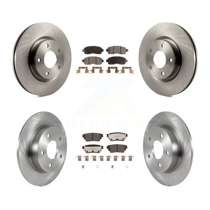 Kit de rotors de frein à disque avant et arrière et plaquettes en céramique pour Nissan Altima K8T-104061