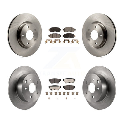 Rotors de frein à disque avant et arrière et kit de plaquettes en céramique pour Nissan Altima AW 2019 – 2020