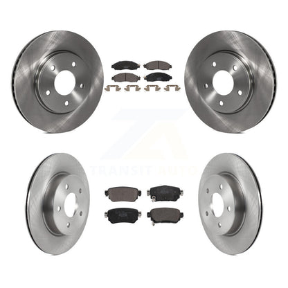 Kit de rotors de frein à disque avant et arrière et plaquettes en céramique pour Nissan LEAF K8T-104064