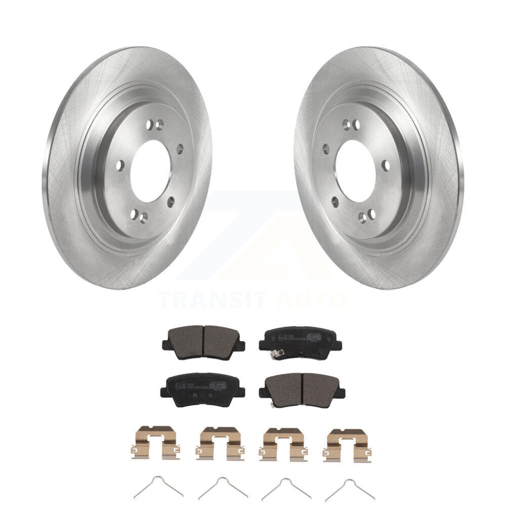 Kit de rotor de frein arrière et de plaquettes en céramique pour Kia Cadenza avec stationnement électrique