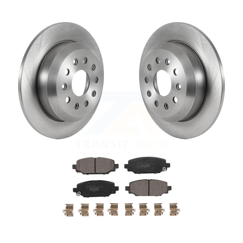 Kit de disques de frein à disque arrière et de plaquettes en céramique pour Jeep Wrangler Sport 2018 – 2020
