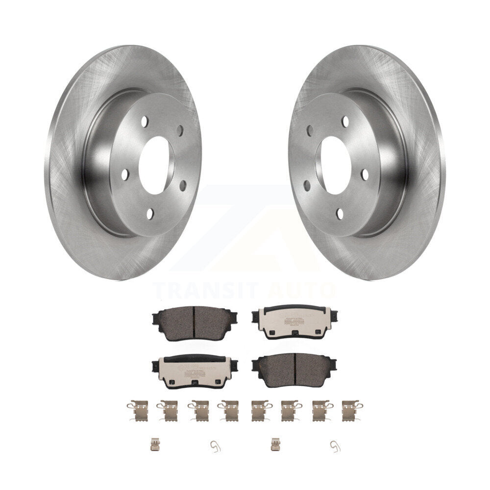 Kit de disques de frein à disque arrière et plaquettes en céramique pour Nissan kick Altima K8T-104068