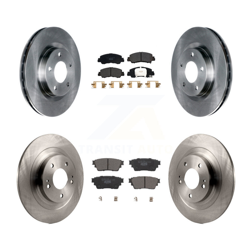 Kit de rotors de frein à disque avant et arrière et plaquettes en céramique pour Mitsubishi Eclipse Cross