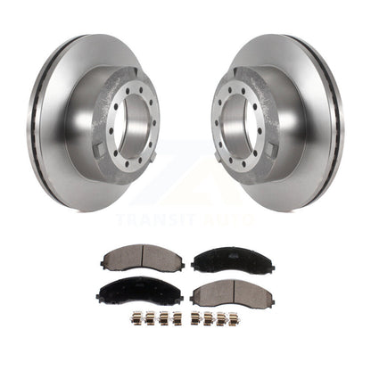 Rotors de frein à disque arrière et Kit de plaquettes en céramique pour Ford F-450 Super Duty F-550 F-60