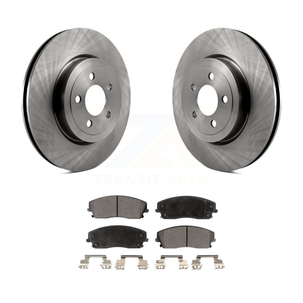 Kit de plaquettes en céramique pour Rotor de frein à disque avant, pour Dodge Charger RWD 2015 – 2018 avec 3.6
