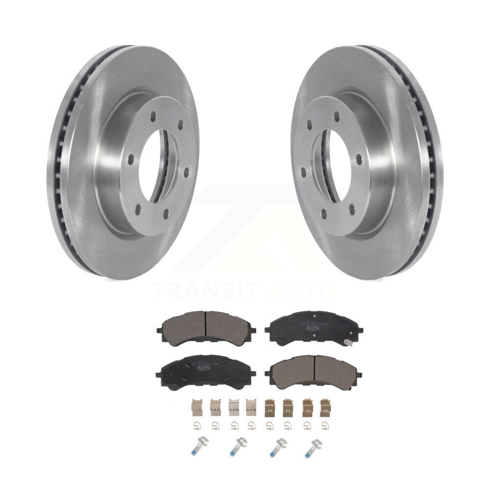 Kit de rotors de frein à disque avant et plaquettes en céramique pour Ford Ranger Bronco K8T-104087