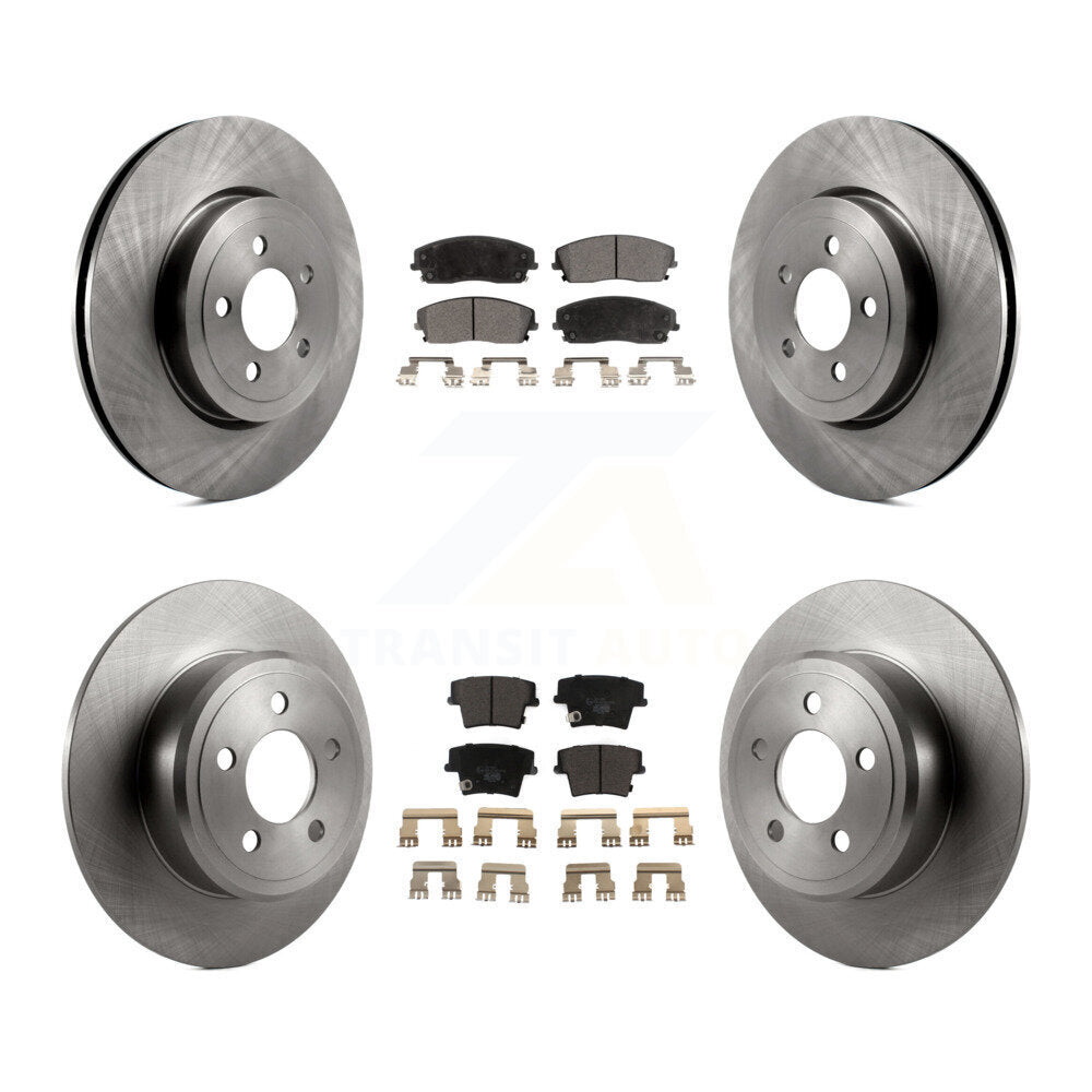 Kit de plaquettes en céramique pour Rotor de frein avant et arrière, pour Dodge Charger RWD 2015 – 2018 avec 3.6
