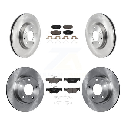 Kit de rotors de frein à disque avant et arrière et plaquettes en céramique pour Mazda 3 Sport AWD