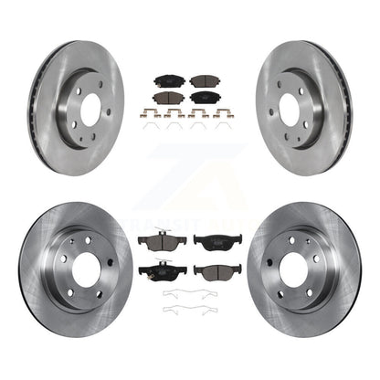 Kit de rotors de frein à disque avant et arrière et plaquettes en céramique pour Mazda 3 Sport FWD