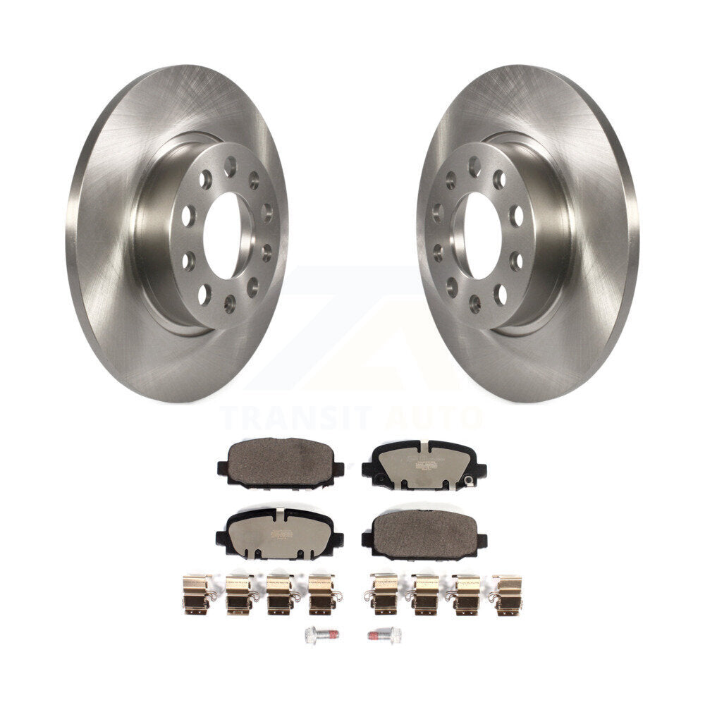 Kit de disques de frein à disque arrière et plaquettes en céramique pour Jeep Compass K8T-104101