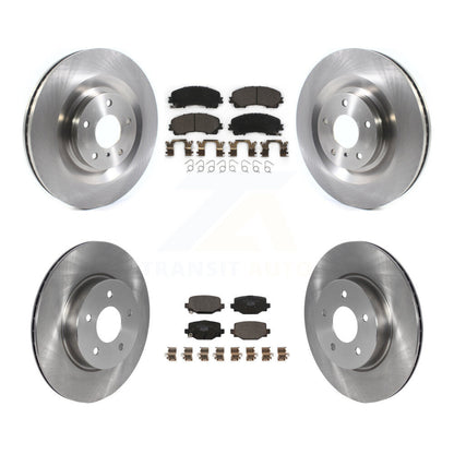 Kit de rotors de frein à disque avant et arrière et plaquettes en céramique pour INFINITI QX50 QX55