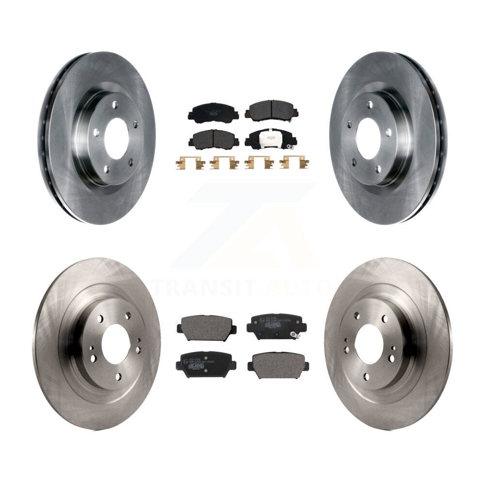 Kit de rotors de frein à disque avant et arrière et plaquettes en céramique pour Mitsubishi Eclipse Cross