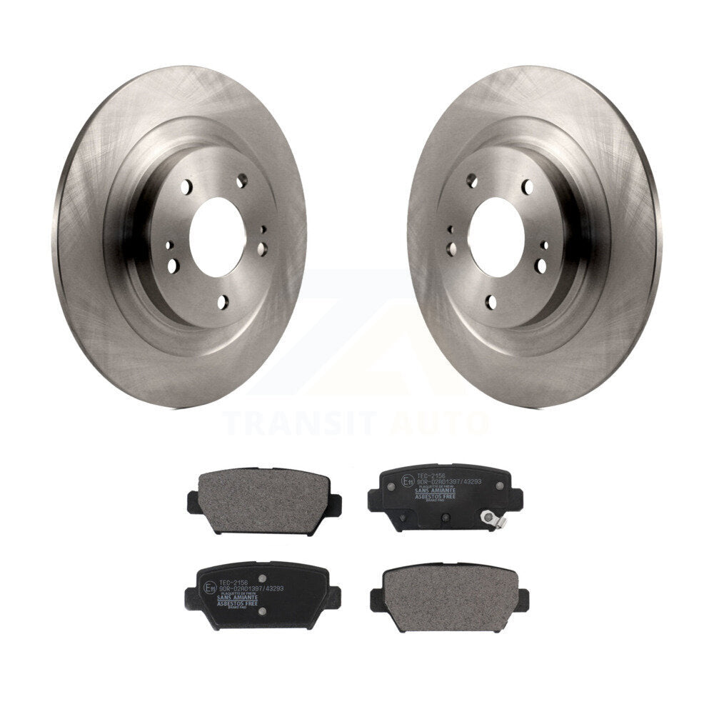 Kit de rotors de frein à disque arrière et plaquettes en céramique pour Mitsubishi Eclipse Cross