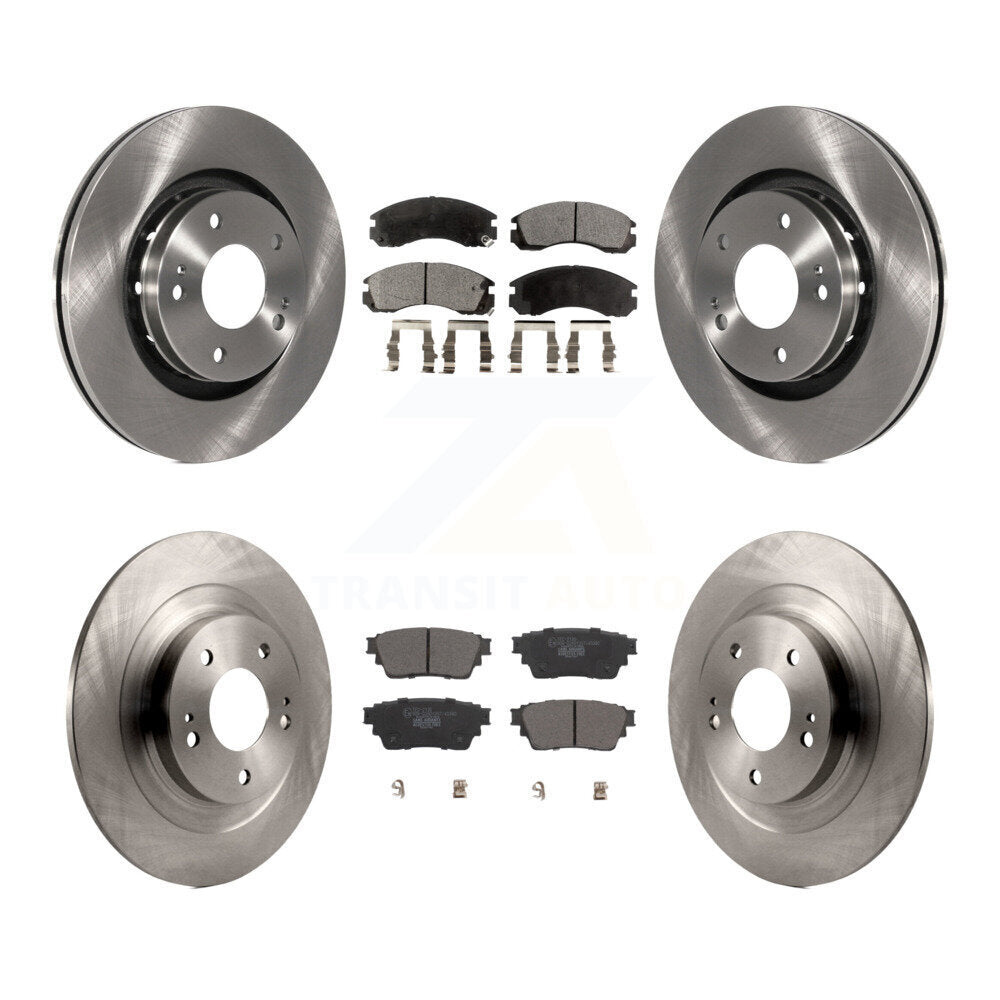Kit de rotors de frein à disque avant et arrière et plaquettes en céramique pour Mitsubishi Outlander PHEV